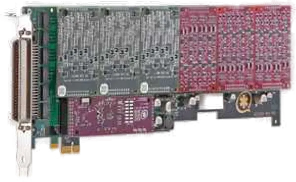 Sangoma 24 port modular analog PCI-Express x1 card, no interfaces and HW Echo Can