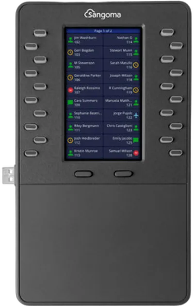 Sangoma Expansion module PM200, 20-keys, 3-pages, sidecar for P-series phones