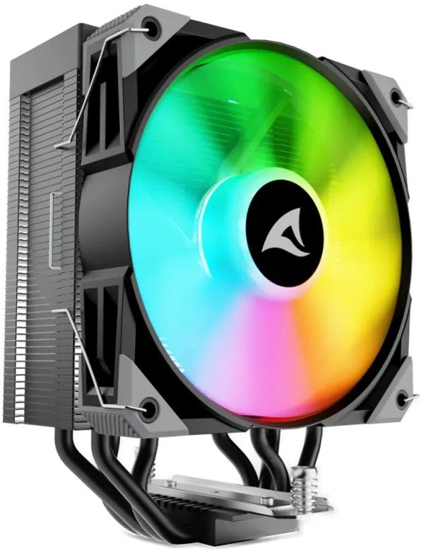 Sharkoon CPU Kühler A40 120mm schw. RGB 1200/1700/1851/AM4/5