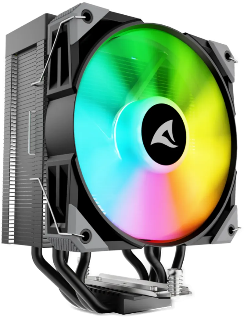 Sharkoon CPU Kühler A40 120mm schw. RGB 1200/1700/1851/AM4/5