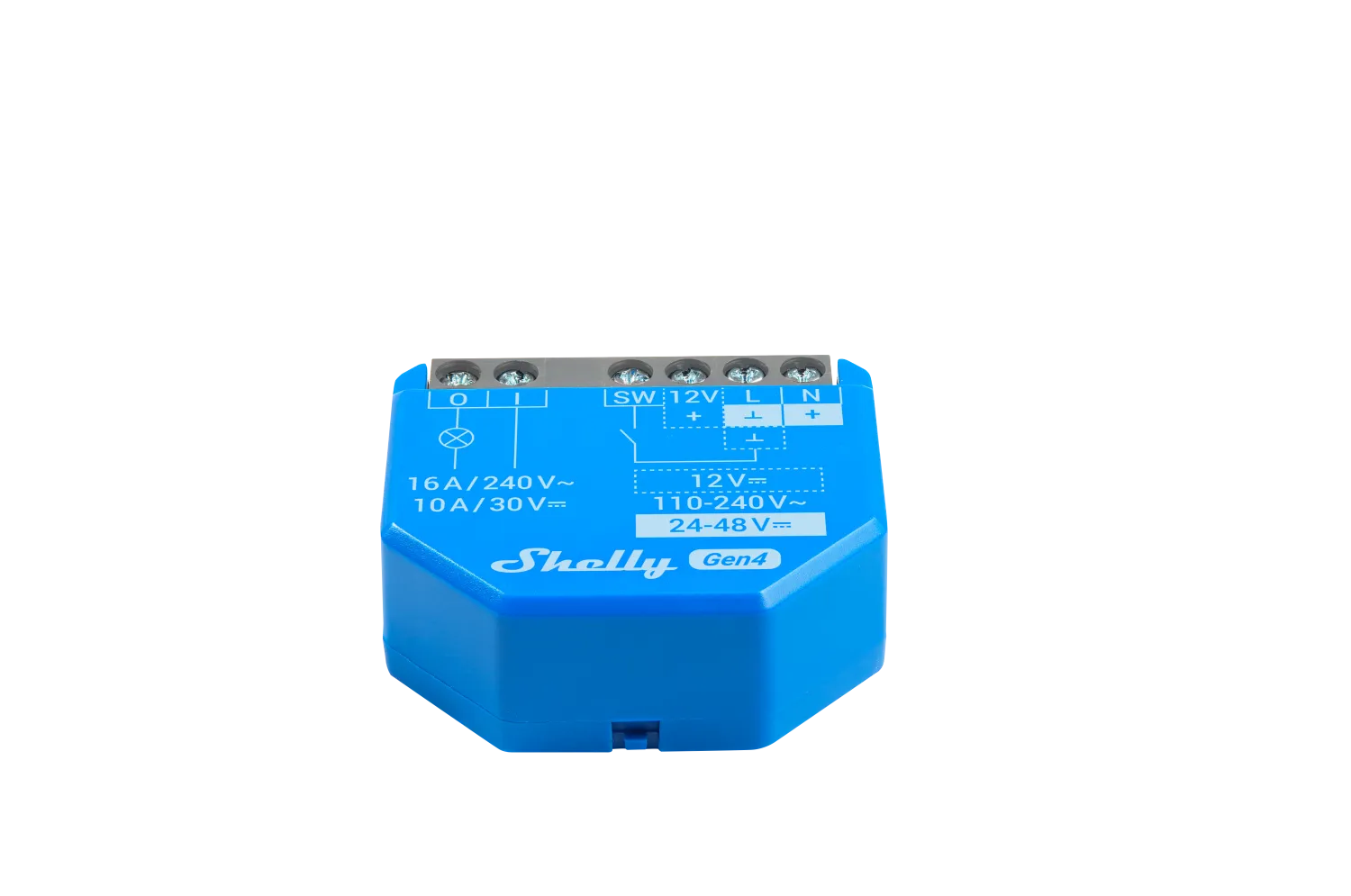 Shelly · Unterputz · "1 Gen4 2er Pack" · Relais · max 16A · 1 Kanal · WLAN · Matter · Zigbee · Bluetooth