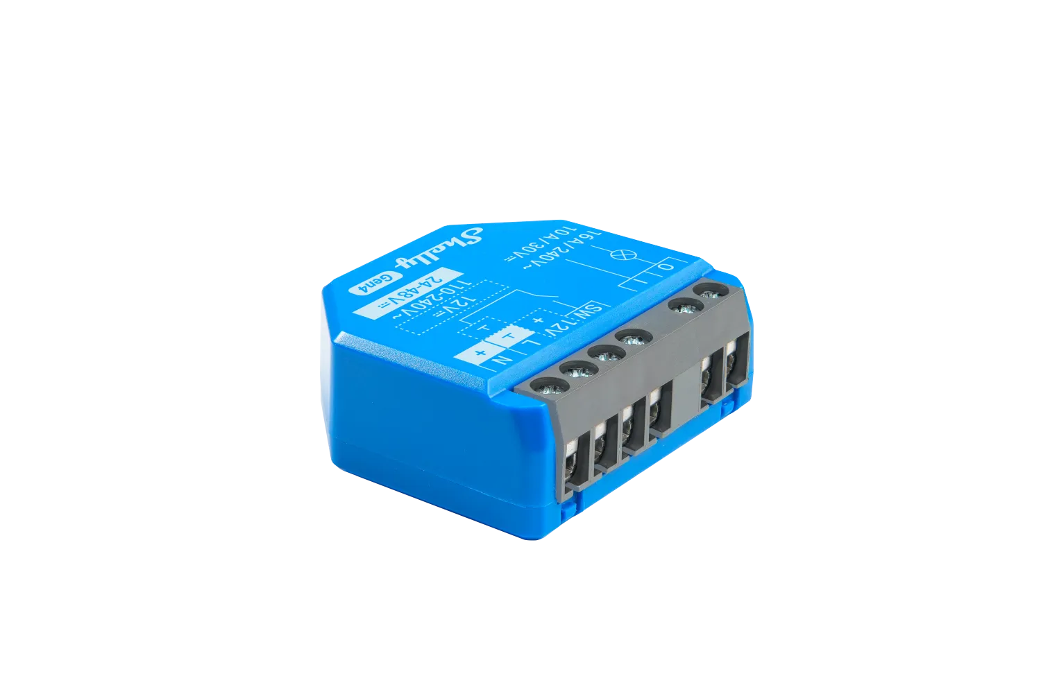 Shelly · Unterputz · "1 Gen4 2er Pack" · Relais · max 16A · 1 Kanal · WLAN · Matter · Zigbee · Bluetooth