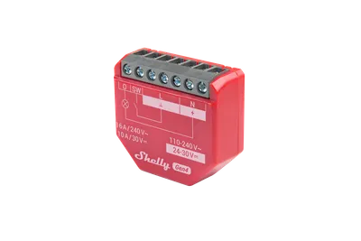 Módulo relé Shelly 1PM Gen4 4er Pack con terminales de tornillo, diagrama de cableado y especificaciones eléctricas en caja Módulo relé Shelly 1PM Gen4 4er Pack con terminales de tornillo, diagrama de cableado y especificaciones eléctricas en caja