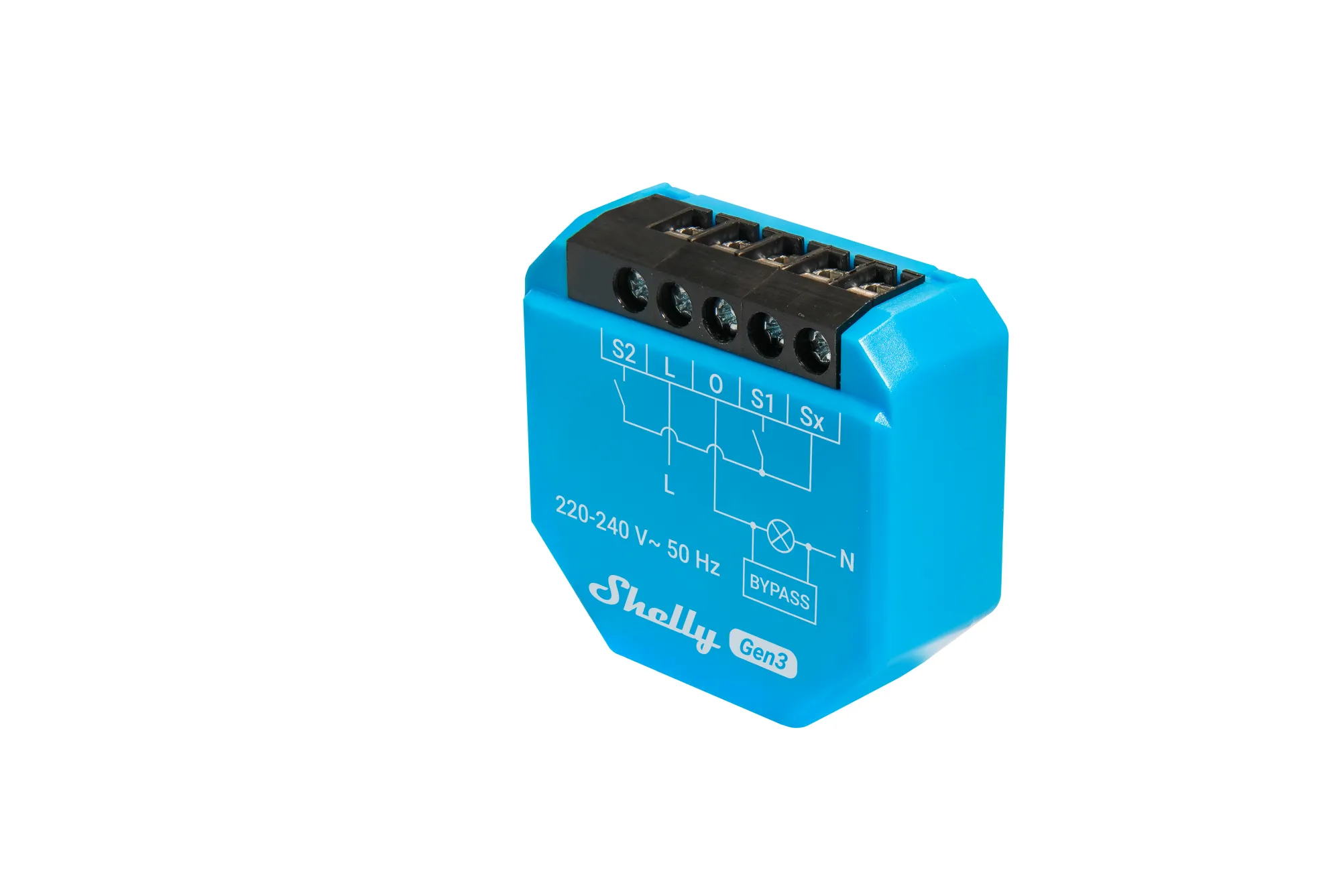 Shelly · Unterputz · "2L Gen3" · WLAN · BT Shelly · Unterputz · "2L Gen3" · WLAN · BT