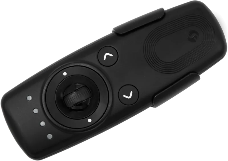 Shelly · Plug & Play · "Blu Remote Control ZB black" · Fernbedienung inkl. Halterung · BT · Zigbee · 4 Kanäle · Gestensteuerung · Scrollrad · 2x AAA