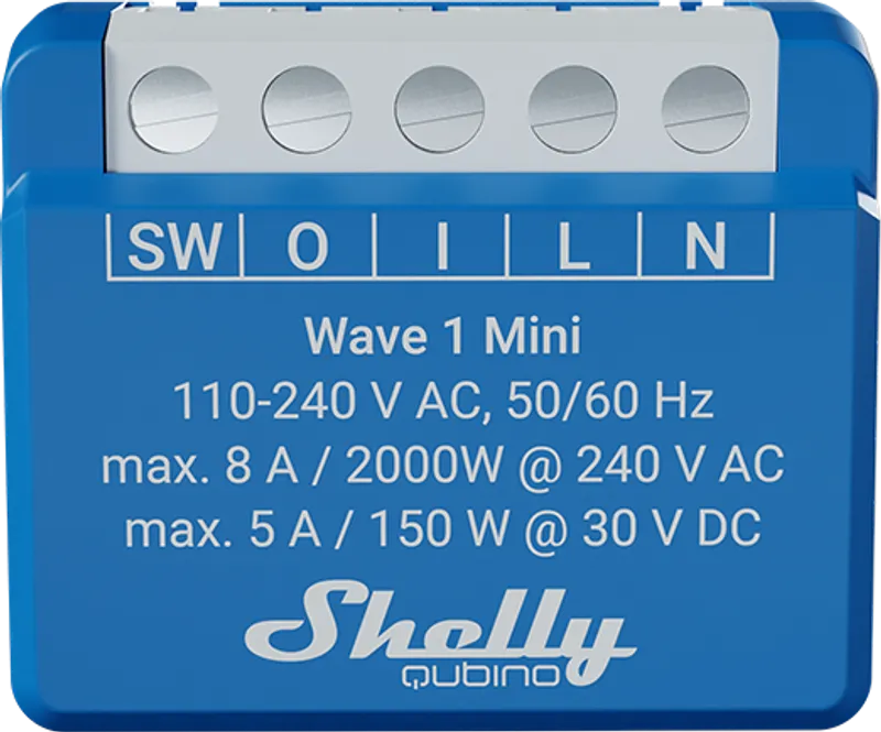 Shelly · Unterputz · "Wave 1 Mini" · Relais · max. A · 1 Kanal · Z-Wave