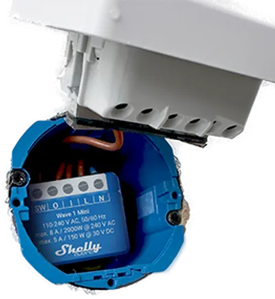 Shelly · Unterputz · "Wave 1 Mini" · Relais · max. A · 1 Kanal · Z-Wave