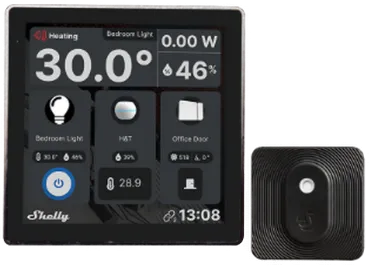 Shelly · Unterputz · "Wall Display Black & BLU H&T Black" · Android · WLAN · BT ·schwarz Shelly · Unterputz · "Wall Display Black & BLU H&T Black" · Android · WLAN · BT ·schwarz