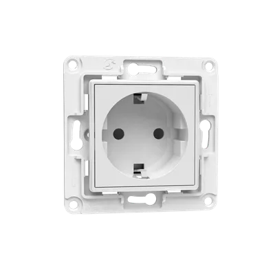 Shelly · Unterputz Zubehör · "Wall Socket EU" · Wandsteckdose · Weiß