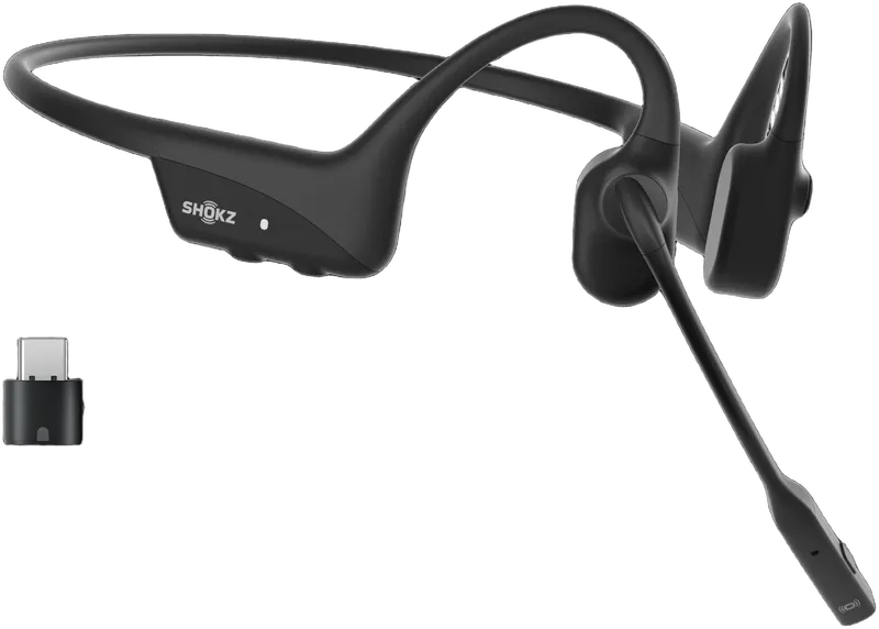 /SHOKZ OpenComm2 UC (With USB-C) Bluetooth Wireless Bone Conduction Headset
