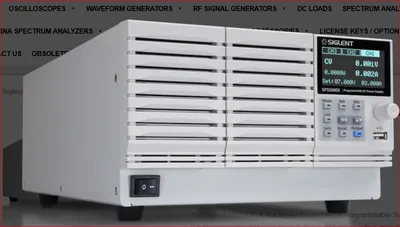 Siglent SPS5045X DC Labornetzgerät / Das SPS5045X ist ein DC Labornetzgerät mit drei Kanälen und hat eine max. Ausgangsleistung von 1080W.