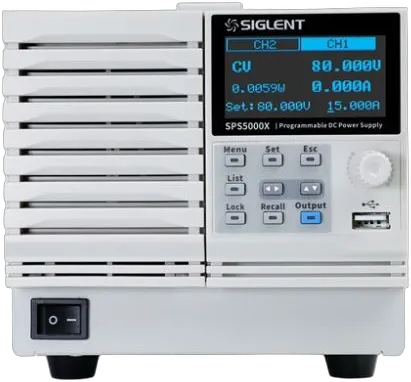 Siglent SPS5084X DC Labornetzgerät / Das SPS5084X ist ein DC Labornetzgerät mit zwei Kanälen und hat eine max. Ausgangsleistung von 720W. Siglent SPS5084X DC Labornetzgerät / Das SPS5084X ist ein DC Labornetzgerät mit zwei Kanälen und hat eine max. Ausgangsleistung von 720W.