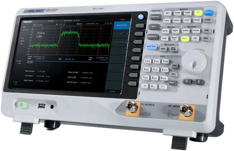 Siglent SSA3050X-R Echtzeit Spektrumanalyze / Das SSA3050X-R ist ein leistungsstarker Echtzeit-Spektrumanalyzer für komplexe HF-Signalüberwachung und -Analyse.