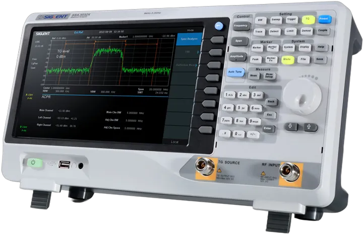 Siglent SSA3050X-R Echtzeit Spektrumanalyze / Das SSA3050X-R ist ein leistungsstarker Echtzeit-Spektrumanalyzer für komplexe HF-Signalüberwachung und -Analyse. Siglent SSA3050X-R Echtzeit Spektrumanalyze / Das SSA3050X-R ist ein leistungsstarker Echtzeit-Spektrumanalyzer für komplexe HF-Signalüberwachung und -Analyse.