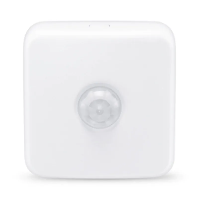 WiZ Wireless Sensor Einzelpack inkl. Batterien, weißer quadratischer Drahtlossensor mit abgerundeten Ecken und zentraler