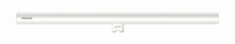 Philips LED Tube 500mm 3.5W S14D 2700K warm white, tubo LED cilindrico montato orizzontalmente con staffa bianca.