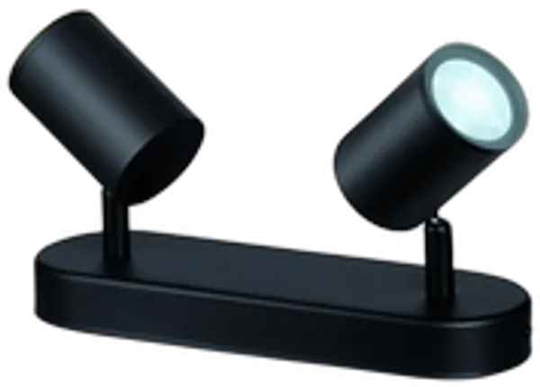 WiZ IMAGEO Spot Deckenleuchte Tunable White 2x5W sw