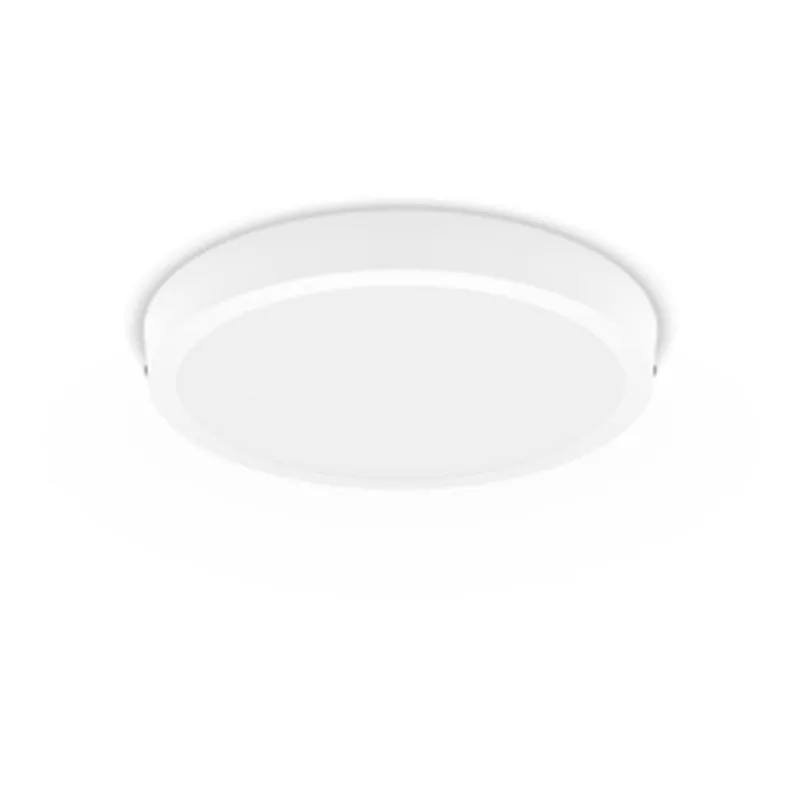 Philips LED Einbauspot Slim Surface DL252 20W 2700K rund weiß, vista frontale di un apparecchio di illuminazione circolare