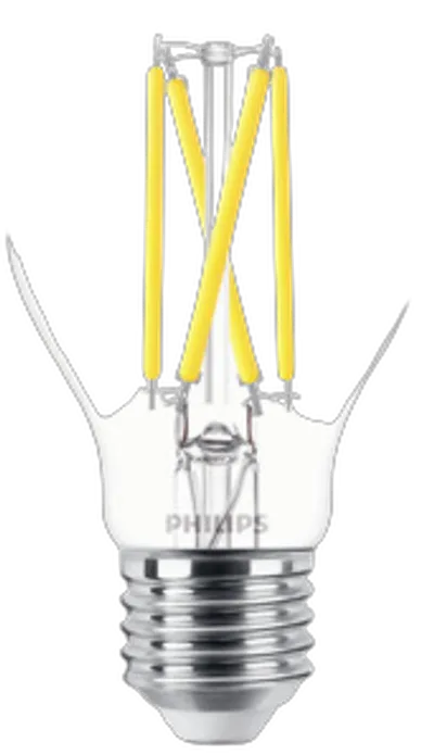 Philips LED WarmGlow Lampe 60W E27 810lm klar 1er P