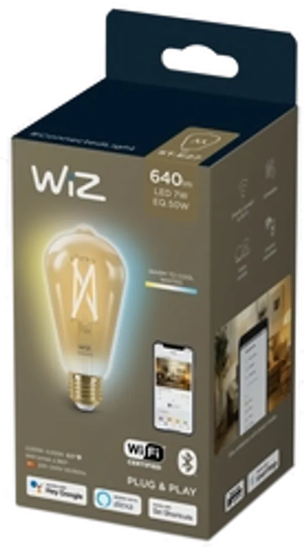 WiZ Filament 50W E27 Edisonform Amber Einzelpack