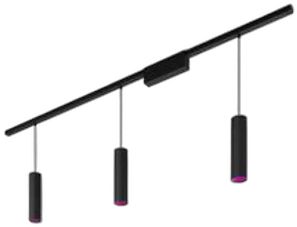 Philips Hue Perifo Basis-Set 3er Pendelleuchte Schwarz