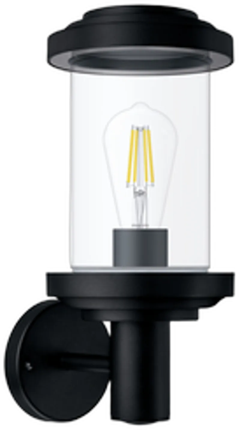Philips Outdoor Listra Wand rund 25W exkl LM schwarz