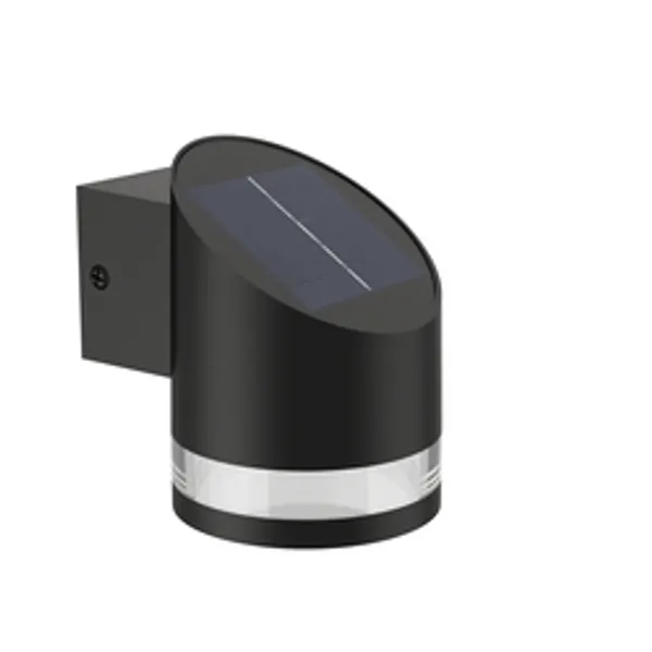 Philips Outdoor Solar Fyve Wandleuchte Tageslichtsensor sw