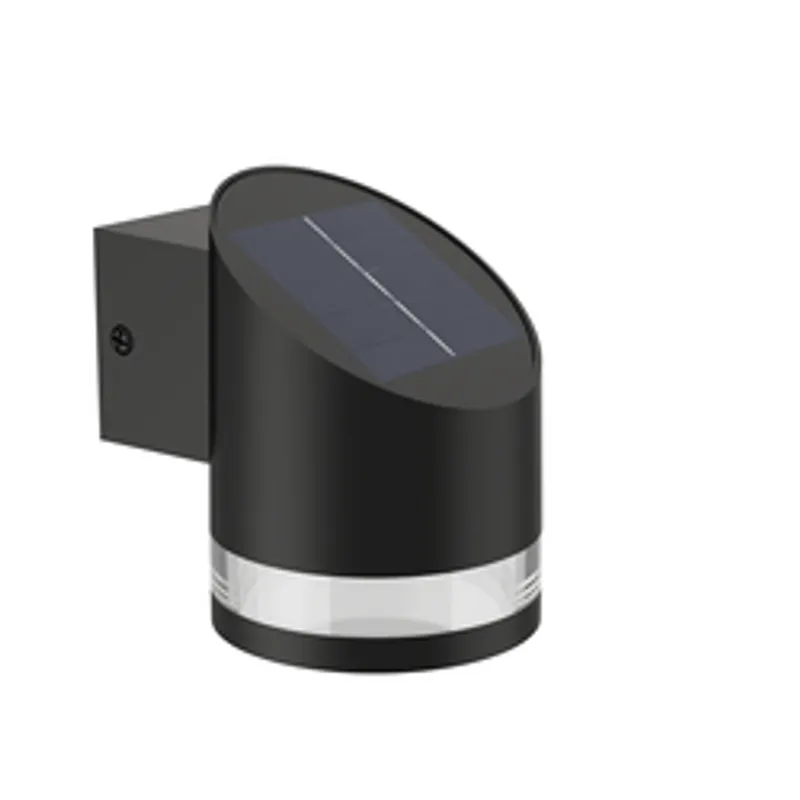 Philips Outdoor Solar Fyve Wandleuchte Tageslichtsensor sw