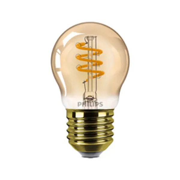 Philips LED classic Dekolampe Gold 25W E27 warmweiß Tropf dim