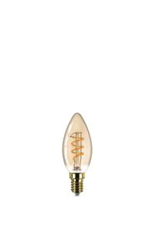 Philips LED classic Dekolampe Gold 25W E14 warmweiß Kerze dim