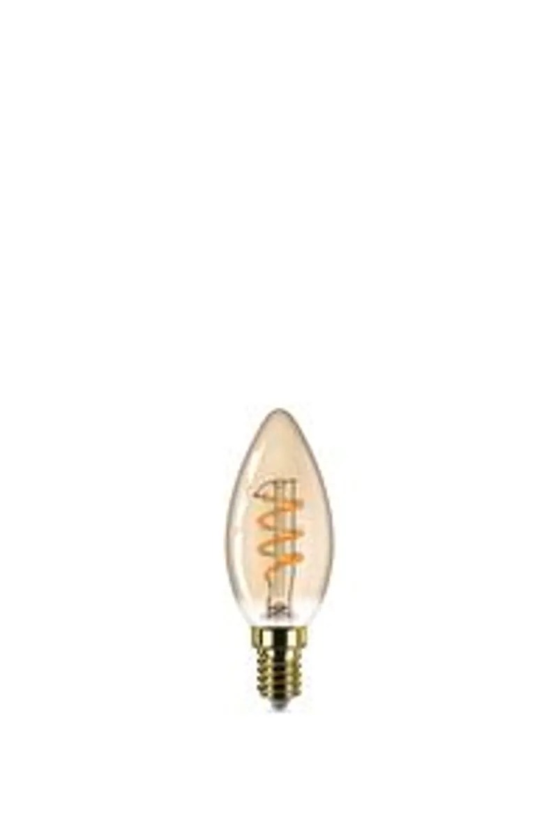 Philips LED classic Dekolampe Gold 25W E14 warmweiß Kerze dim