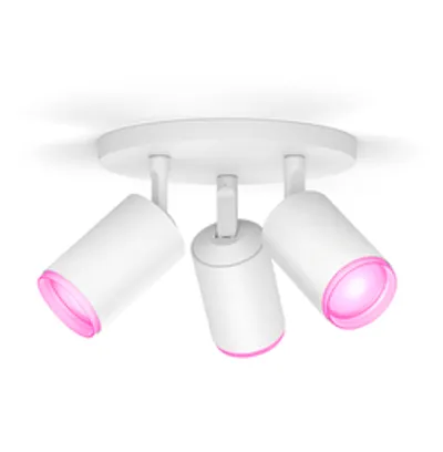 Philips Hue White&Col. Amb. Fugato Spot 3 flg. weiß 3x4.2W