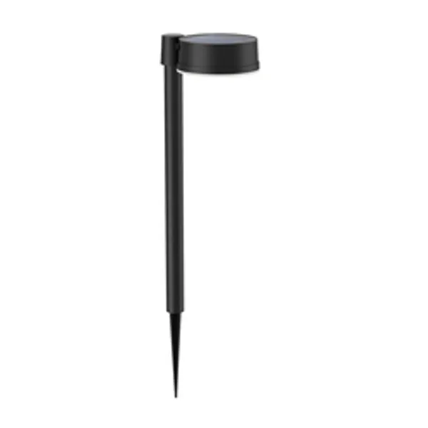 Philips Outdoor Solar Vynce Sockelleu Spiess rund sw