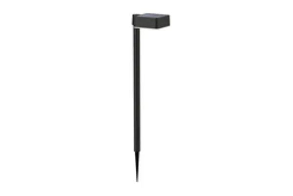 Philips Outdoor Solar Vynce Sockelleuchte Spiess eckig sw