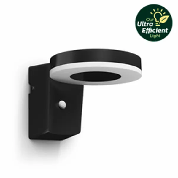 Philips Outdoor A-Label Solar Zonal Wandleu Bw.sensor rund sw