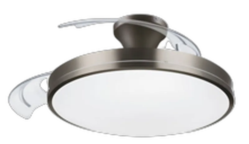 Philips Atlas LED Deckenleuchte Ventilator 28W+35W Nickel