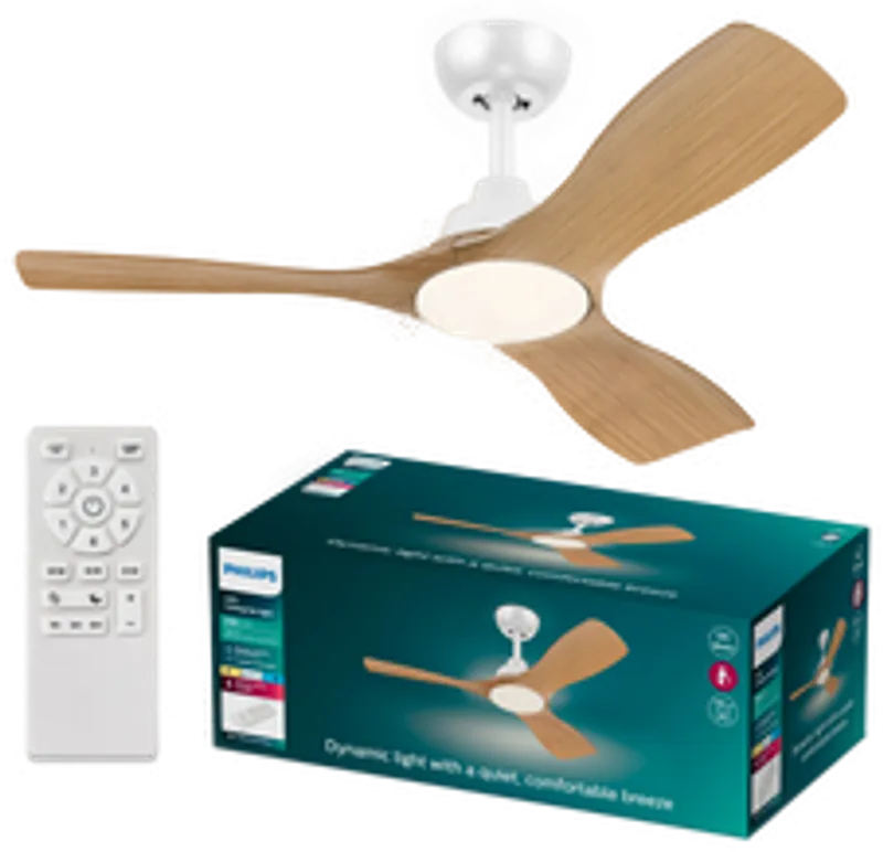Philips Olas Leuchte mit Ventilator 42 30W+24W WH&Wood