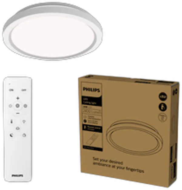 Philips Valen AIO Deckenl. RD 24W 27-65K white IP20 RC