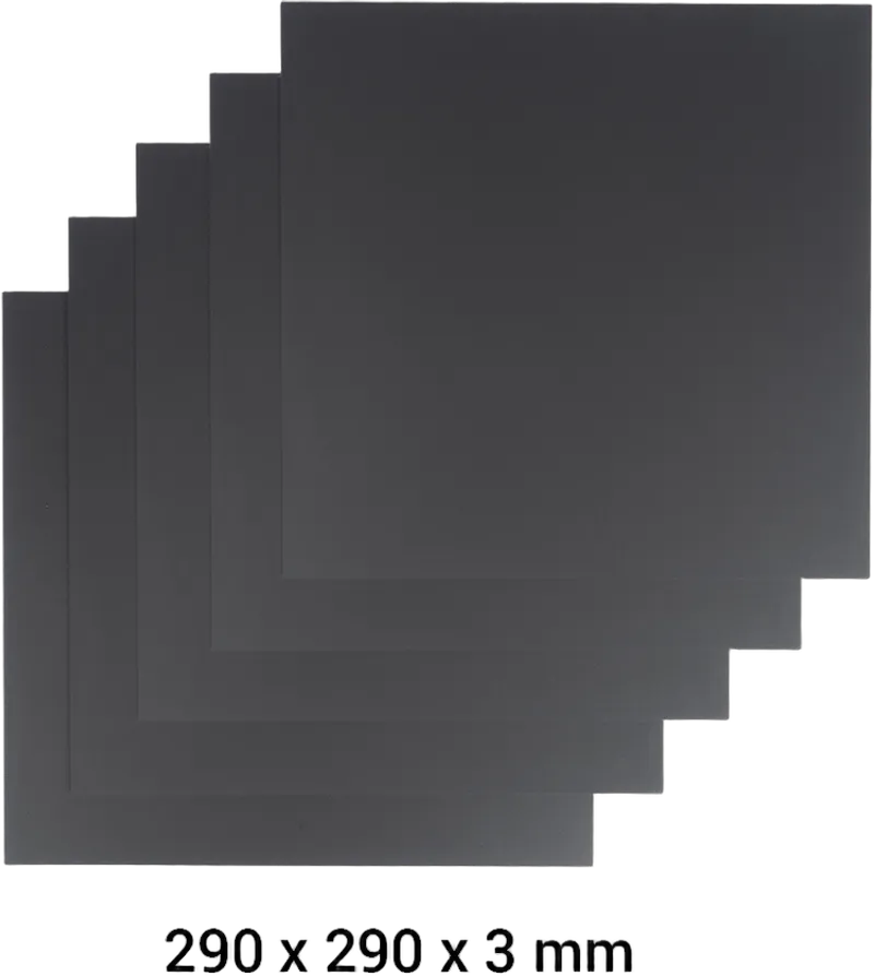 Snapmaker 2.0 Material Acrylglas A350 5er Pack / Frosted Acrylic Sheet
