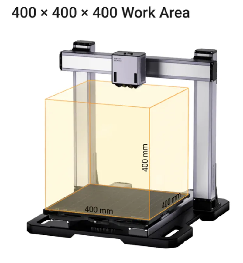Snapmaker Artisan 3-in-1 3D Drucker + Laser + CNC Fräse + Gehäuse EU Version, silbernes und schwarzes Portalgerät mit