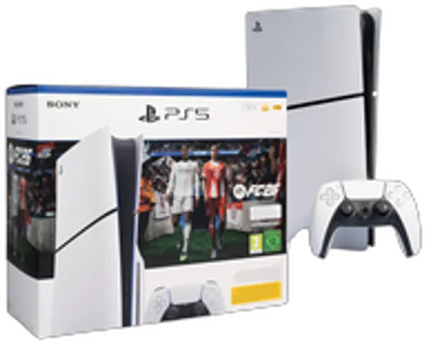 Sony PlayStation 5 Slim Disc + EA Sports FC26, Weiß, 1TB