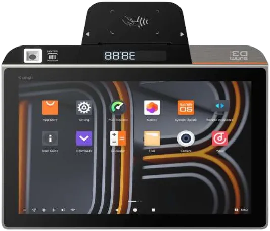 Kasse D3 mini - Touchsystem, 10.1" Widescreen Display, Preisanzeige, 58mm Bondrucker, Android 13, NFCKasse D3 mini - Touchsystem, 10.1" Widescreen Display, Preisanzeige, 58mm Bondrucker, Android 13, NFC