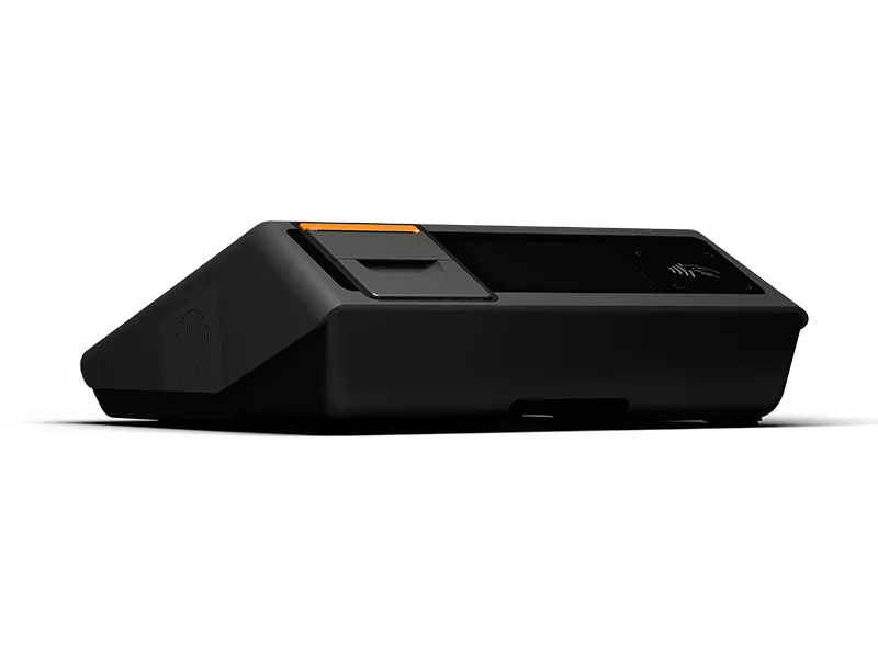 SUNMI d2 mini Touchsystem mit 10,1-Zoll-Hauptdisplay, 4,3-Zoll-Kundendisplay und Bondrucker in schwarzem Gehäuse mit SUNMI d2 mini Touchsystem mit 10,1-Zoll-Hauptdisplay, 4,3-Zoll-Kundendisplay und Bondrucker in schwarzem Gehäuse mit