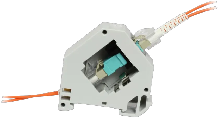 Keystone,Modulträger, DIN Rail, incl. LWL-Kupplung LC multi-Mode 50u OM2, Hutschienenadapter, Synergy 21 Keystone,Modulträger, DIN Rail, incl. LWL-Kupplung LC multi-Mode 50u OM2, Hutschienenadapter, Synergy 21