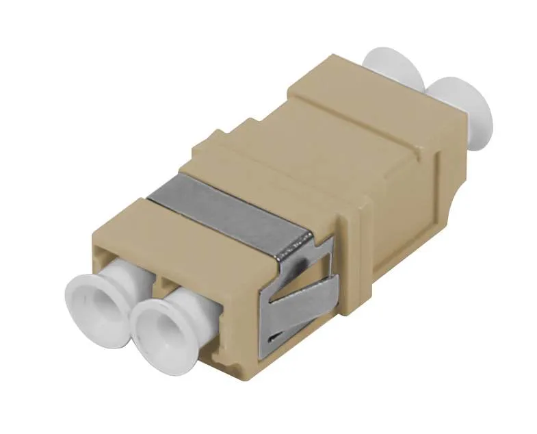 Keystone,Modulträger, DIN Rail, incl. LWL-Kupplung LC multi-Mode 50u OM2, Hutschienenadapter, Synergy 21