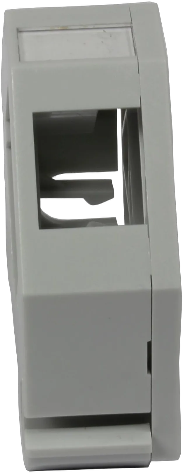 Keystone, Modulträger, DIN Rail, ABS, für 1xTP-Modul, Hutschienenadapter, Synergy 21