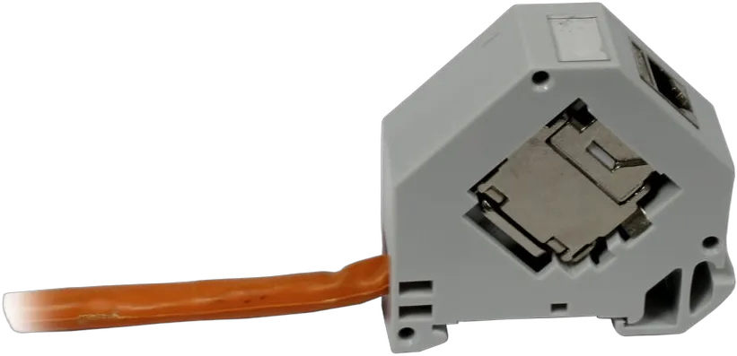 Keystone, Modulträger, DIN Rail, ABS, für 1xTP-Modul, Hutschienenadapter, Synergy 21
