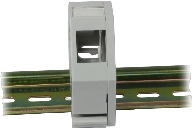 Keystone, Modulträger, DIN Rail, ABS, für 1xTP-Modul, Hutschienenadapter, Synergy 21