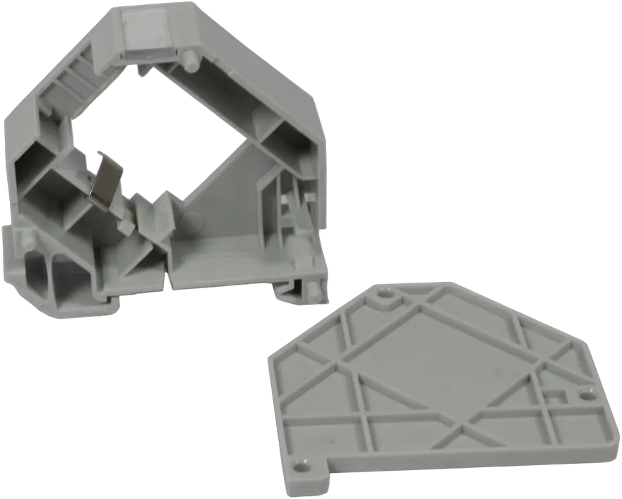 Keystone, Modulträger, DIN Rail, ABS, für 1xTP-Modul, Hutschienenadapter, Synergy 21