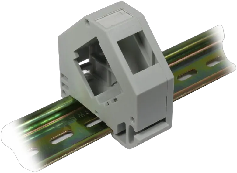 Keystone, Modulträger, DIN Rail, ABS, für 1xTP-Modul, Hutschienenadapter, Synergy 21